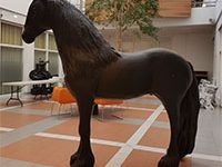 Fries paard (hoogte 235 cm)